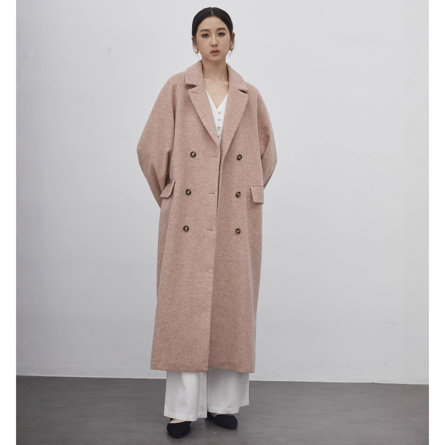 Womens Blazer - Женский костюм Allingentle: длинный шерстяной пиджак