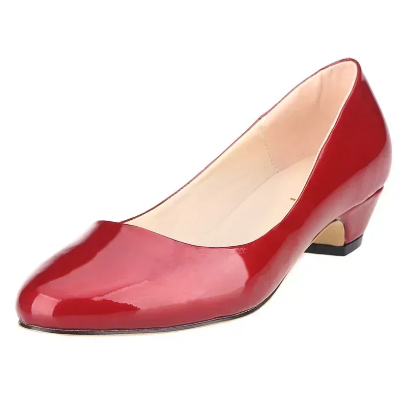 Womens Heels - Женские туфли-лодочки на танкетке, осеннее повседневное