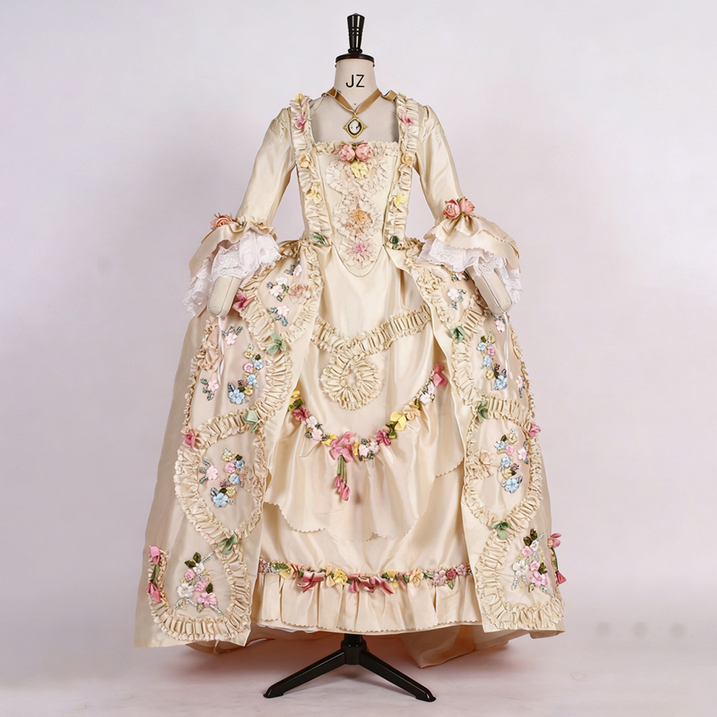 Evening Gown - Французское платье в стиле рококо XVIII