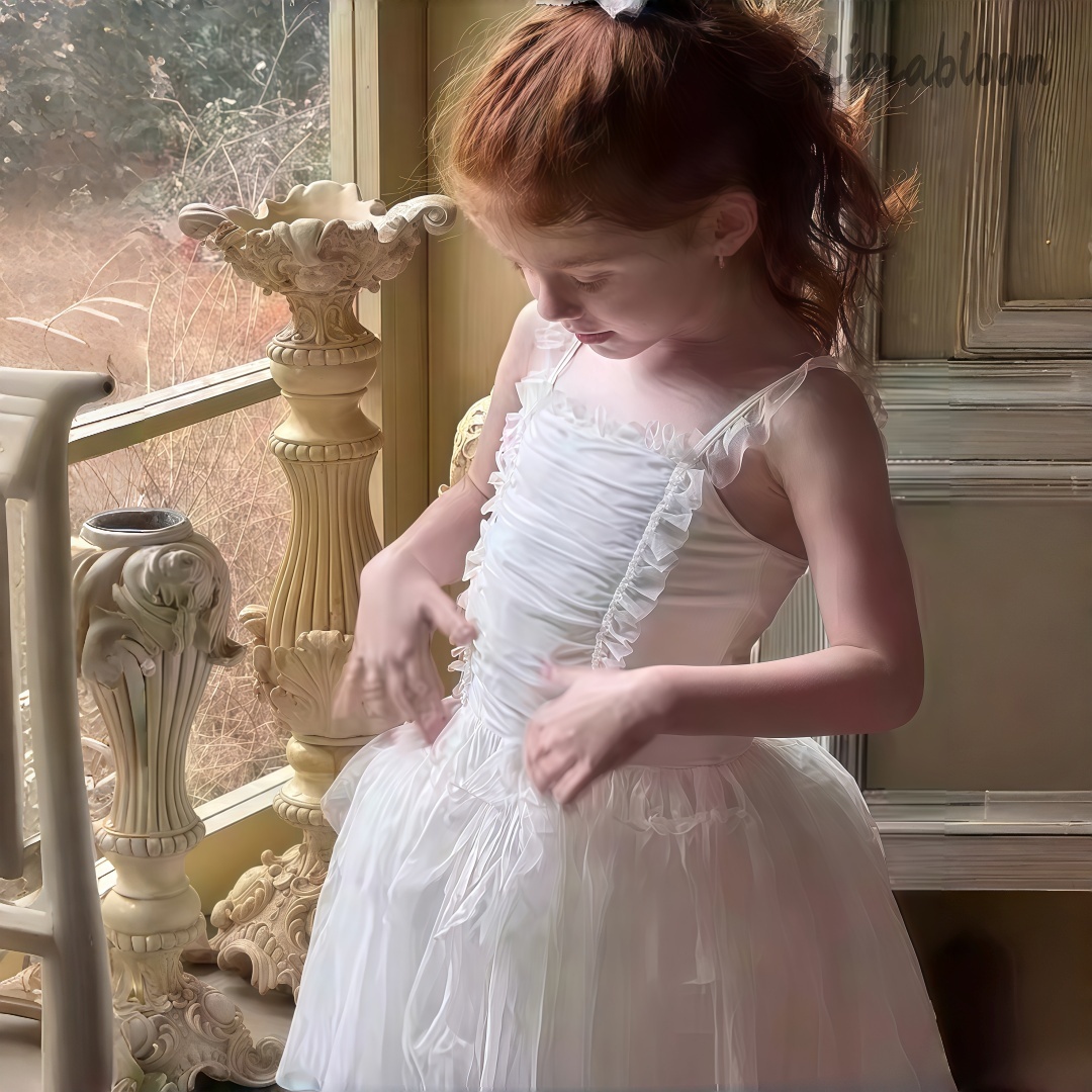 Белое тюлевое платье для девоч – обзор и цена Formal Skirt