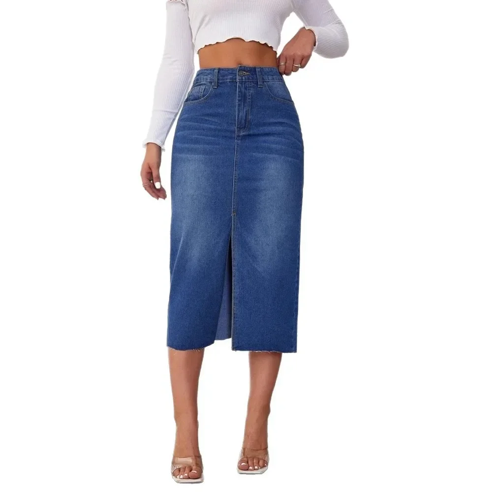 Женская джинсовая юбка миди с  – обзор и цена Formal Skirt
