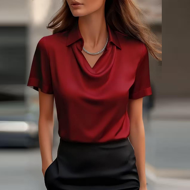 Универсальная атласная рубашка – обзор и цена Silk Blouse